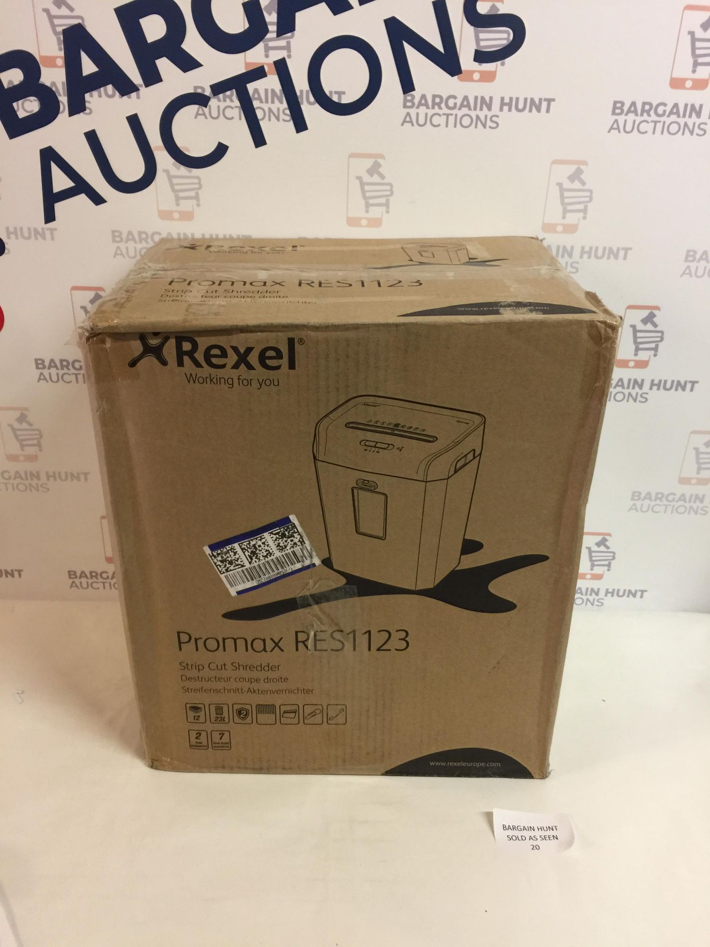 Rexel Promax RES1123 1758025A 12 Sheet Strip Cut Shredder