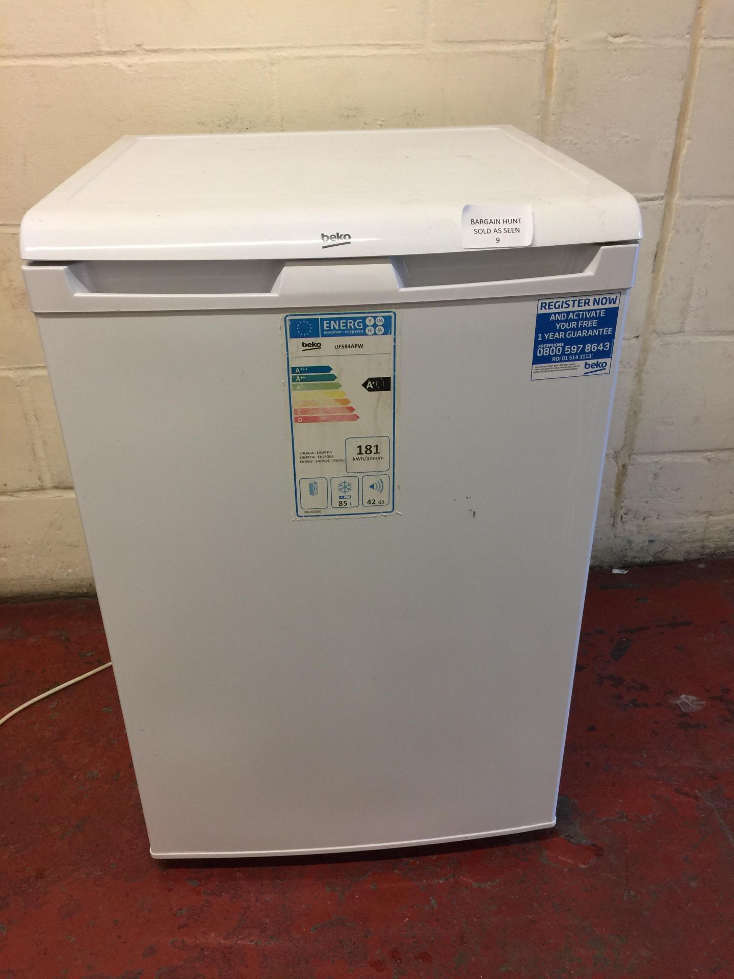 Beko UF584APW Freestanding A+ Rated Freezer -White RRP £233.99