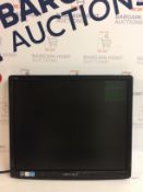 Hanns G HA191DPB 19 inch LCD TFT Monitor (without power cable, used own to test) RRP £129.99