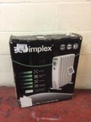 Dimplex OFRC20N Oil Free Electric Heater, White, 2KW