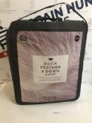 Duck Feather & Down 10.5 Tog Duvet RRP £55, King Size