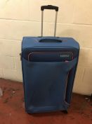 American Tourister Holiday Heat - Spinner Suitcase, 79.5 cm, 108 Litre, Blue (Denim Blue)