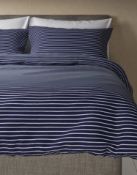 Cotton Striped Jersey Bedding Set, Super King