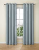 Lined Banbury Weave Eyelet Curtains, RRP £95