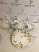Painterly Floral Side Plate set of 4