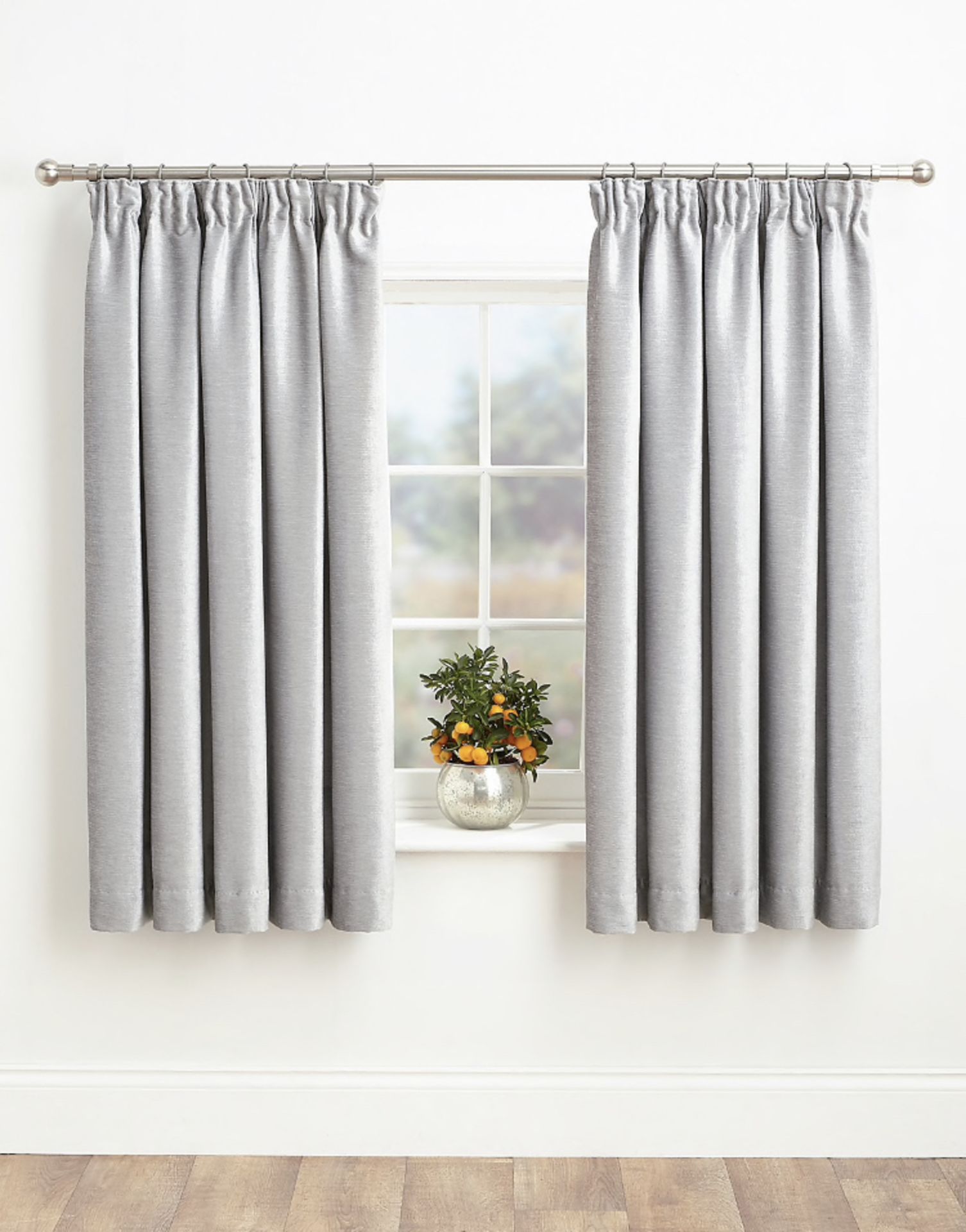 Luxurious Lined Chenille Pencil Pleat Curtains, RRP £119