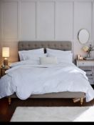 Cotton Trapunto Ebroidered Bed Throw, RRP £150