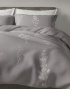Pure Cotton Floral Jacquard Bedding Set, Double