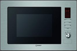 Indesit MWI2221X 24 L Built-in Microwave Oven With Grill Stainless Steel