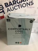 Comfortably Cool 1.0 Tog Duvet, Double