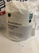 Bounceback Synthetic 13.5 Tog Duvet, Double