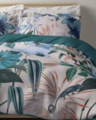 Pure Cotton Sateen Amelie Exotic Digital Printed Bedding Set, King Size