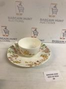 Floral Design Cup and Saucer