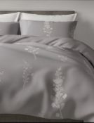 Pure Cotton Floral Jacquard Bedding Set, King Size