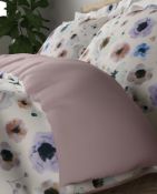 Pure Cotton Sateen Mae Floral Printed Bedding Set, Double