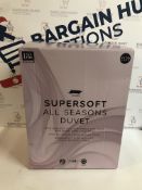 Supersoft All Seasons 13.5 Tog Duvet, Super King