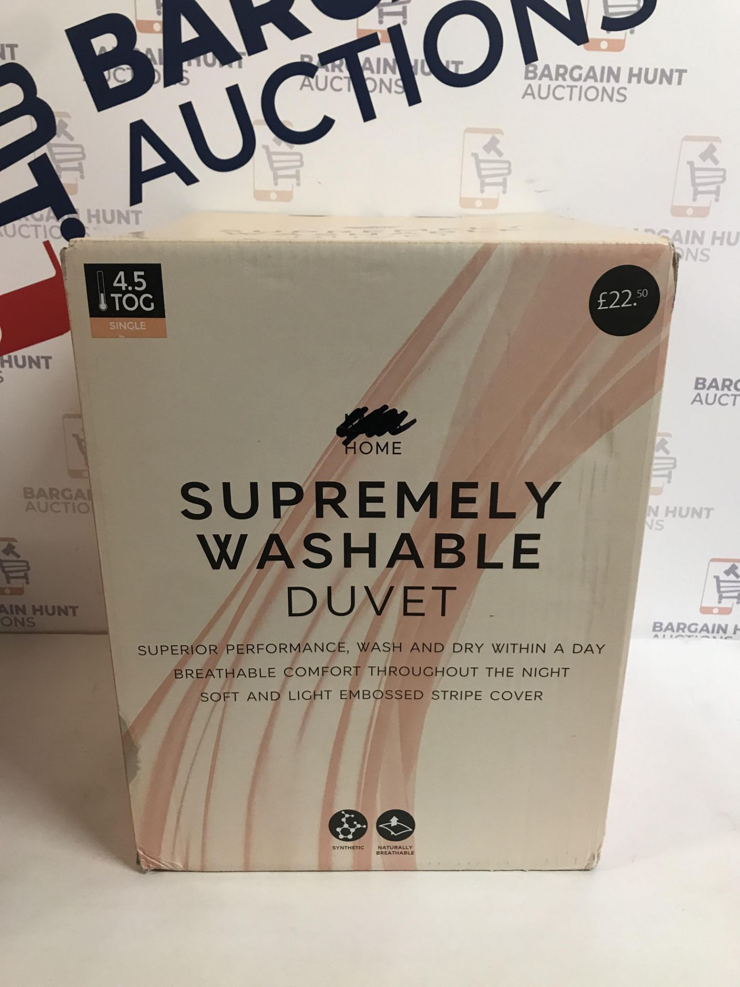 Supremely Washable 4.5 Tog Duvet, Single