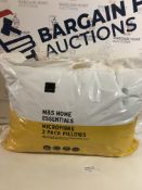 Microfibre 2 Pack Pillows