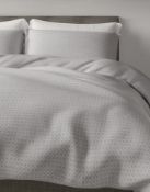 Cotton Textured Waffle Bedding Set, Double