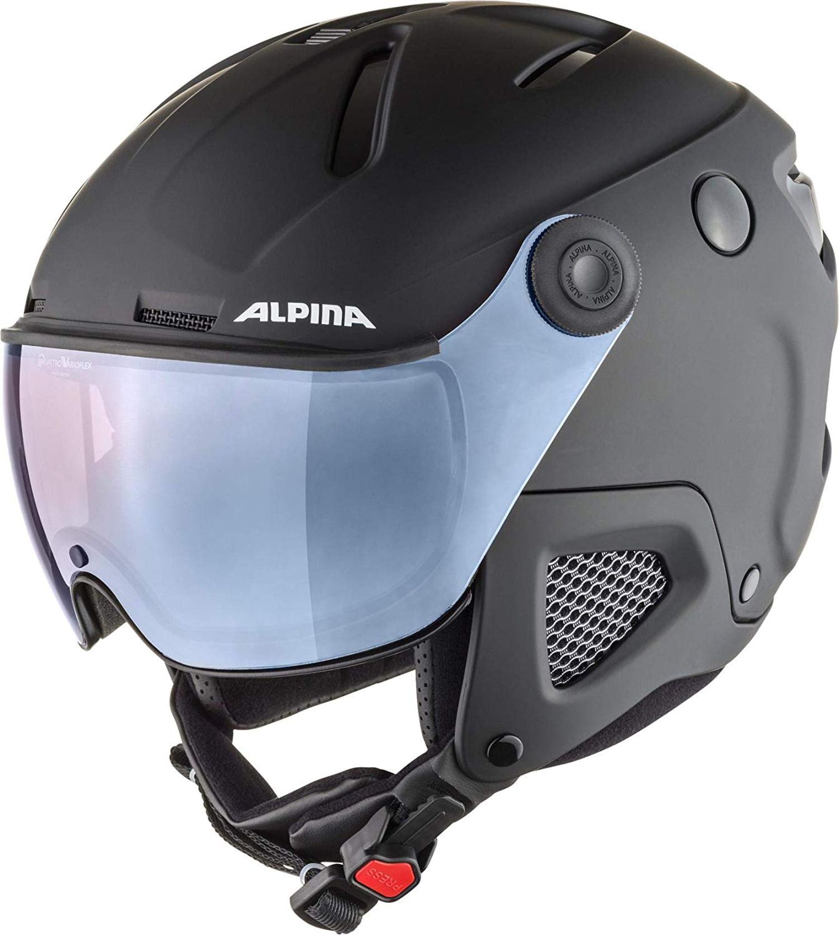 ALPINA Unisex's ATTELAS VISOR QVM Ski and Snowboard Helmet, 58-61 cm RRP £225.99