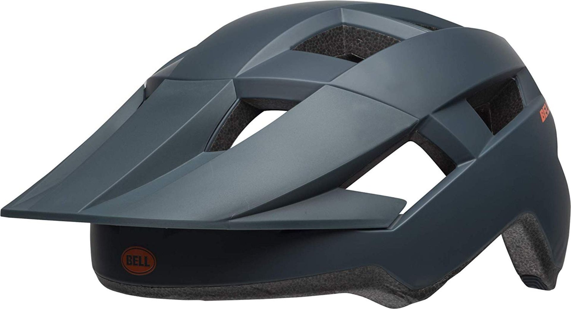 BELL Unisex's Spark MIPS MAT SLT/ORG UA 2019 Cycling Helmet, Matte Slate/Orange, 54-61 cm