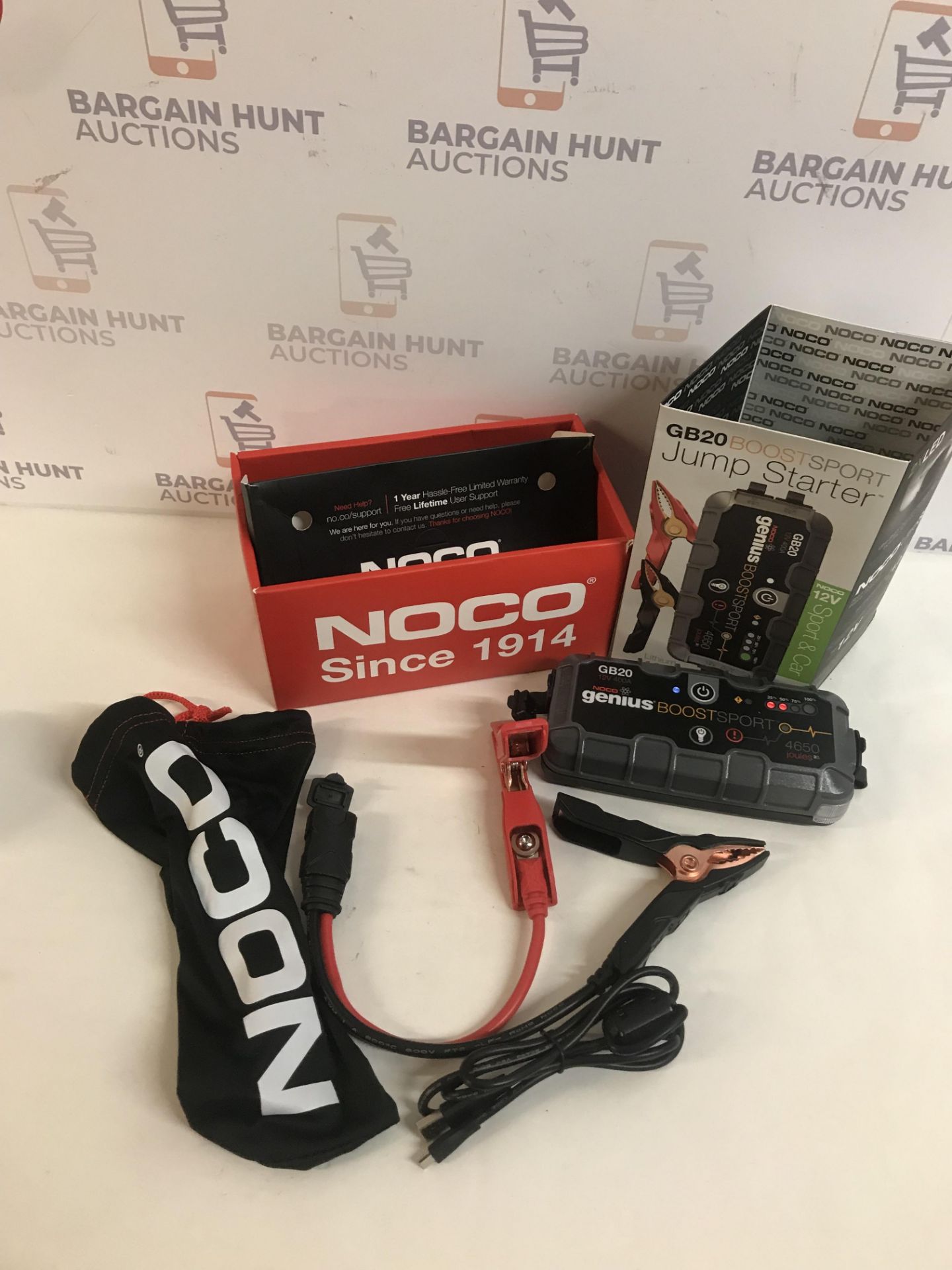 NOCO Boost Sport GB20 400 Amp 12-Volt UltraSafe Portable Lithium Car Battery Jump Starter
