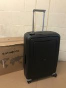 Samsonite S'Cure Spinner M Suitcase, 69 cm, 79 Litre, Black RRP £117.99