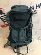 Osprey Women's Aura AG 65 Backpacking Pack, Challenger Blue, WM (broken zip, see image)