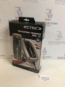 CTEK MXS 10 Fully Automatic Battery Charger 12V, 10 Amp - UK Plug (no power)