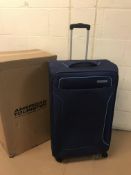 American Tourister Holiday Heat - Spinner Suitcase, 79.5 cm, 108 Litre, Blue (Navy)