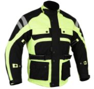 Bikers Gear Australia Waterproof Jacket, Hi Viz, 50 UK (60EU)