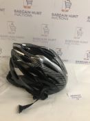 Trespass Crankster, Black, S/M, Adjustable Cycle Safety Helmet with Ventilation