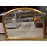 GILT FRAMED MIRROR (110X82)CM