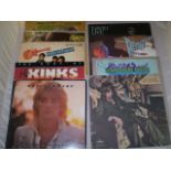 9 ALBUMS INCLUDING BOWIE, THE KINKS,