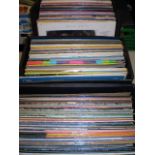 3 CASES OF RECORDS INC MANY FROM THE 50'S AND 60'S ALSO ERIC CLAPTON AND PAUL McCARTNEY