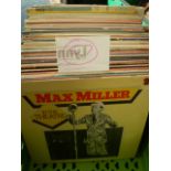 BOX OF MISC ALBUMS INC MANY JAMES LAST