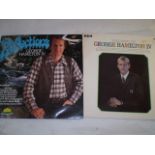 2 GEORGE HAMILTON ALBUMS WITH SIGNATURES