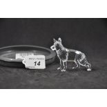 SWAROVSKI CRYSTAL GERMAN SHEPHERD DOG (235484),