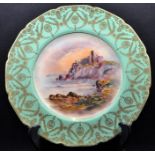 ROYAL DOULTON HAND PAINTED PLATE SIGNED H STEVENSON,