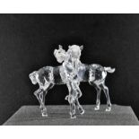 SWAROVSKI CRYSTAL TWO FOALS (627637),