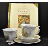 ROYAL DOULTON BRAMLEY HEDGE "SPRING" FOUR SEASONS COLLECTION OF CUP, SAUCER,