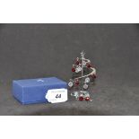SWAROVSKI CRYSTAL CHRISTMAS TREE WITH CLEAR AND RED BAUBLES (604190),