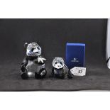 SWAROVSKI CRYSTAL ANNUAL EDITION 2008 PANDAS - MOTHER AND CUB (900918),