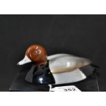 BESWICK POCHARD DUCK PETER SCOTT WILDFOWL SERIES,