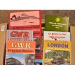 BOX OF RAILWAY BOOKS