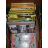 BOX OF MOSTLY TRAIN BOOKS