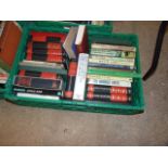 BOX OF BOOKS FROM HOUSE CLEARANCE ( PLASTIC CRATE NOT INCLUDED)