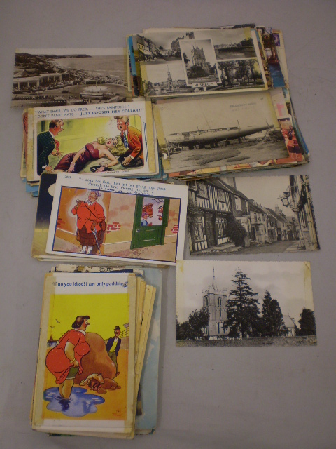 AROUND 100 POSTCARDS ON VARIOUS THEMES