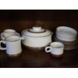 30+ PIECES OF A DENBY DINNER SERVICE