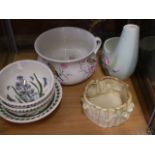 6 PIECES OF CHINA TO INCLUDE 4 PORTMEIRION CARLTONWARE AND HORNSEA